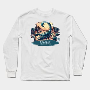 Scorpio - WILD NATURE - SCORPIO -6 Long Sleeve T-Shirt